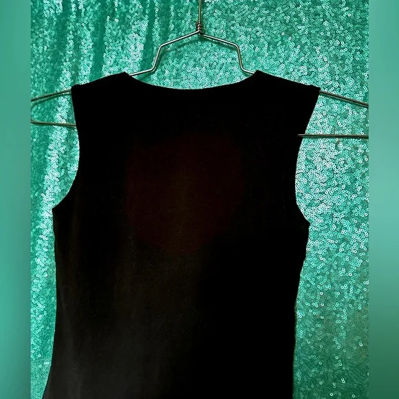 Boohoo Little Black Dress / Plunge Neck Bodycon Midi Dress for ladies size 2 - Picture 5 of 12